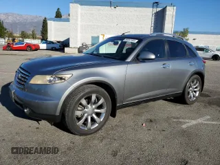2004 Infiniti FX35 with VIN JNRAS08U94X110757, listed as a Copart auction lot 86557404 with 84,391 mi miles and Salvage Title. Bid and sale history available at carsss.com. Image 1.