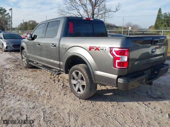 2018 Ford F-150 XL with VIN 1FTEW1E52JFB39155, listed as a IAAI auction lot 41446236 with 101,066 mi miles. Bid and sale history available at carsss.com. Image 3.