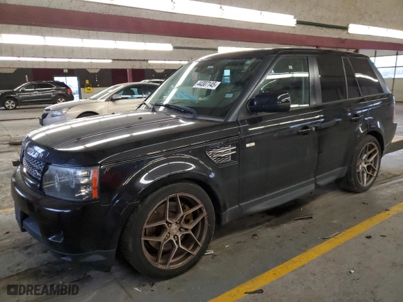 2012 Land Rover Range Rover Sport HSE LUX with VIN SALSK2D44CA757969, listed as a Copart auction lot 44307145 with 179,832 mi miles and Clean Title. Bid and sale history available at carsss.com. Image 1.