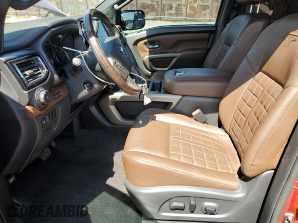 2021 Nissan Titan Pro-4X с VIN 1N6AA1ED8MN525896, выставлен на аукционе Copart как лот 58040055 с пробегом 39 043 миль миль и Списание • Salvage title. История ставок и продаж доступна на DreamBid. Изображение 9.