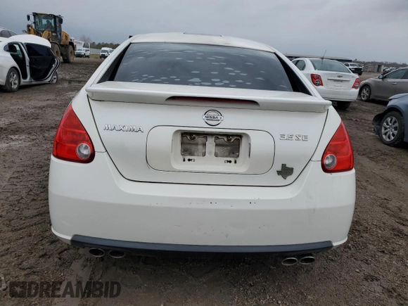 2008 Nissan Maxima 3.5 SE with VIN 1N4BA41EX8C815166, listed as a Copart auction lot 44955355 with 162,292 mi miles and Clean Title. Bid and sale history available at carsss.com. Image 6.
