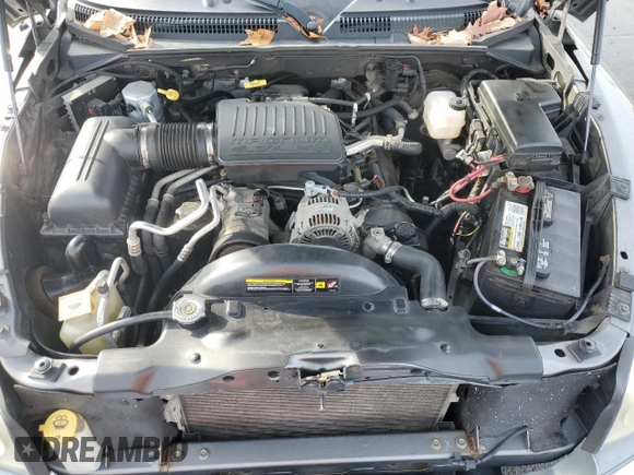 2005 Dodge Dakota Laramie with VIN 1D7HW58N25S204671, listed as a Copart auction lot 83838314 with 122,540 mi miles and Salvage Title. Bid and sale history available at DreamBid. Image 11.