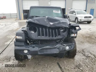 2021 Jeep Wrangler Unlimited Willys with VIN 1C4HJXDN3MW751207, listed as a Copart auction lot 50425805 with 35,383 mi miles and Salvage Title. Bid and sale history available at DreamBid. Image 5.