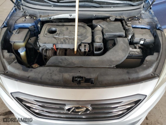 2015 Hyundai Sonata 2.4L SE with VIN 5NPE24AF8FH226437, listed as a Copart auction lot 53370695 with 104,202 mi miles and Clean Title. Bid and sale history available at carsss.com. Image 11.