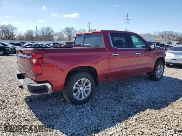 2024 Chevrolet Silverado 1500 LTZ with VIN 1GCUDGE89RZ382308, listed as a Copart auction lot 48109755 with 3,272 mi miles and Salvage Title. Bid and sale history available at DreamBid. Image 3.