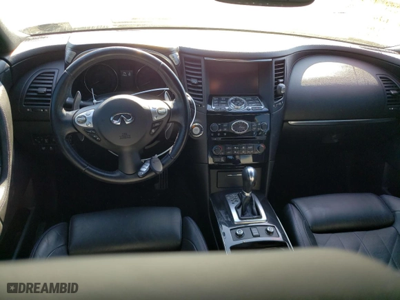 2017 Infiniti QX70 with VIN JN8CS1MWXHM412141, listed as a Copart auction lot 74704063 with 89,123 mi miles. Bid and sale history available at carsss.com. Image 8.