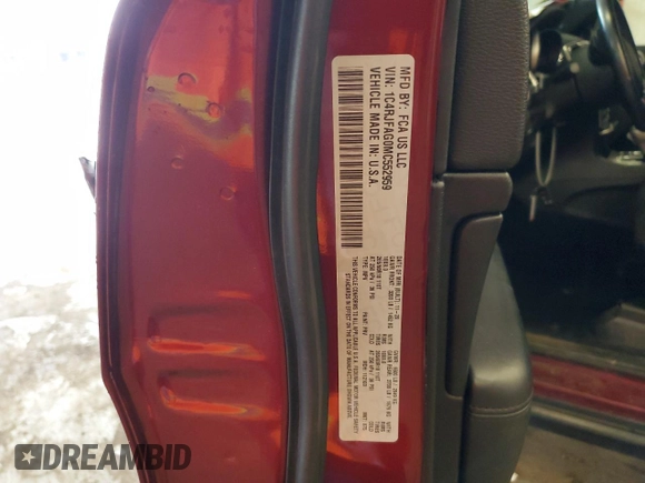 2021 Jeep Grand Cherokee Laredo E с VIN 1C4RJFAG0MC552959, выставлен на аукционе Copart как лот 62403245 с пробегом 103 019 миль миль и Списание • Salvage title. История ставок и продаж доступна на DreamBid. Изображение 13.