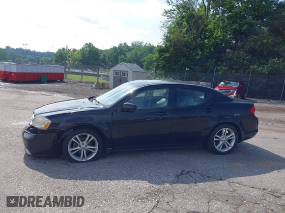 2013 Dodge Avenger SXT with VIN 1C3CDZCB7DN650959, listed as a IAAI auction lot 42592881 with 107,652 mi miles and . Bid and sale history available at DreamBid. Image 13.