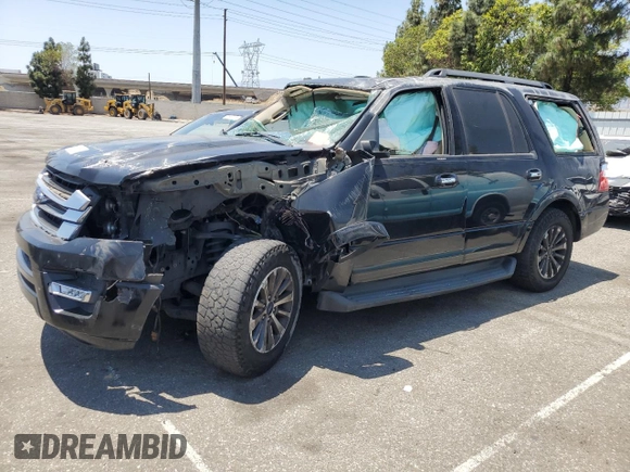 2016 Ford Expedition XLT with VIN 1FMJU1HT4GEF23298, listed as a Copart auction lot 62789325 with 122,157 mi miles and Salvage title. Bid and sale history available at DreamBid. Image 1.