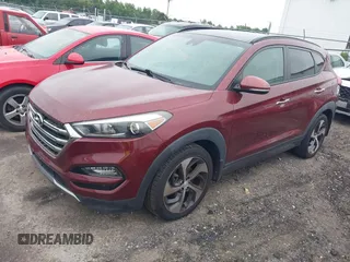2016 Hyundai Tucson Limited z VIN KM8J3CA27GU114492, wystawiony jako IAAI lot #42361906 z przebiegiem 105 061 mil mil oraz . Historia ofert i sprzedaży dostępna na DreamBid. Obrazek 2.