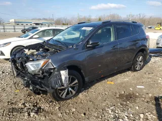 2018 Toyota RAV4 XLE with VIN JTMWFREV9JJ165946, listed as a Copart auction lot 46688405 with 129,080 mi miles and Non Repairable. Bid and sale history available at carsss.com. Image 1.