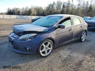 2012 Ford Focus Titanium with VIN 1FAHP3N27CL102852, listed as a Copart auction lot 50578745 with 301,709 mi miles and Salvage Title. Bid and sale history available at carsss.com. Image 1.