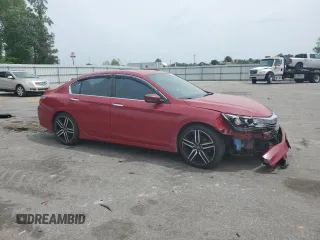 2016 Honda Accord Sport with VIN 1HGCR2F56GA038954, listed as a Copart auction lot 54145225 with 155,096 mi miles and Salvage title. Bid and sale history available at DreamBid. Image 4.
