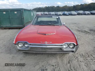 1962 Ford Thunderbird with VIN 2Y87Z133196, listed as a Copart auction lot 79568844 with 1,738 mi miles and Salvage Title. Bid and sale history available at DreamBid. Image 5.