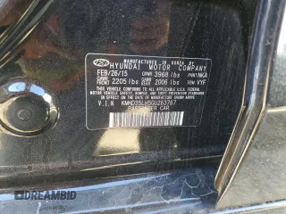2016 Hyundai Elantra GT with VIN KMHD35LH5GU263767, listed as a Copart auction lot 76123314 with 167,818 mi miles and Salvage Title. Bid and sale history available at carsss.com. Image 12.