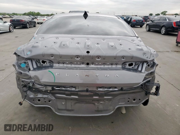 2023 Hyundai Elantra SEL with VIN KMHLS4AG6PU443567, listed as a Copart auction lot 51771275 with 50,007 mi miles and Salvage Title. Bid and sale history available at DreamBid. Image 6.