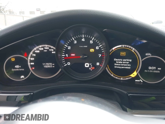 2017 Porsche Panamera 4S with VIN WP0AB2A75HL122367, listed as a IAAI auction lot 41457209 with 117,970 mi miles and . Bid and sale history available at DreamBid. Image 7.
