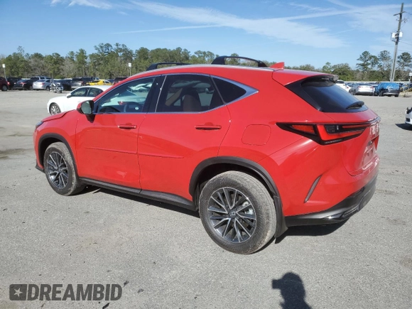 2025 Lexus NX with VIN 2T2GDCAZ0SC020433, listed as a Copart auction lot 47926815 with 3,220 mi miles and Salvage Title. Bid and sale history available at carsss.com. Image 2.