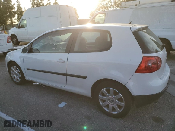 2009 Volkswagen Rabbit S with VIN WVWAA71K69W130708, listed as a Copart auction lot 81105854 with 195,390 mi miles and Salvage title. Bid and sale history available at DreamBid. Image 2.