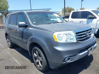 2013 Honda Pilot EX-L with VIN 5FNYF3H58DB028137, listed as a IAAI auction lot 42655091 with 162,625 mi miles and . Bid and sale history available at DreamBid. Image 1.