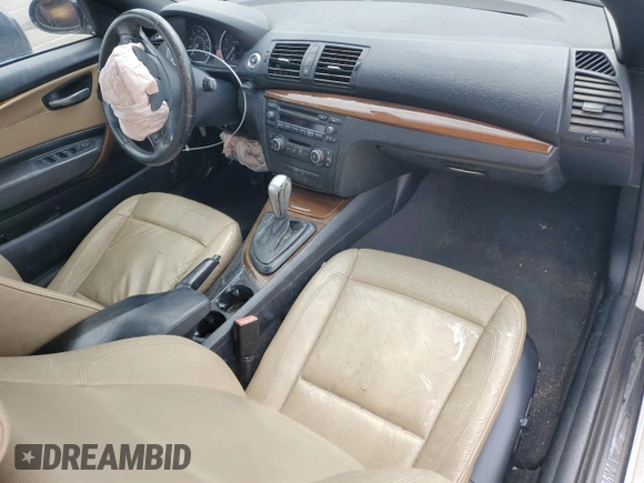 2008 BMW 1 Series 128i with VIN WBAUN13558VH80138, listed as a Copart auction lot 72604234 with 153,055 mi miles and Salvage Title. Bid and sale history available at carsss.com. Image 8.