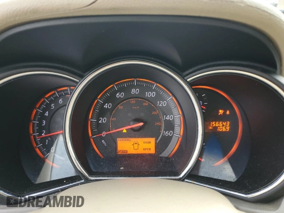 2010 Nissan Murano S with VIN JN8AZ1MU1AW000217, listed as a Copart auction lot 73168594 with 156,643 mi miles and Salvage Title. Bid and sale history available at carsss.com. Image 9.