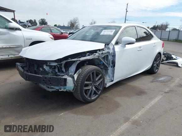 2019 Lexus IS with VIN JTHBA1D20K5096708, listed as a IAAI auction lot 41723216 with 53,941 mi miles. Bid and sale history available at carsss.com. Image 23.