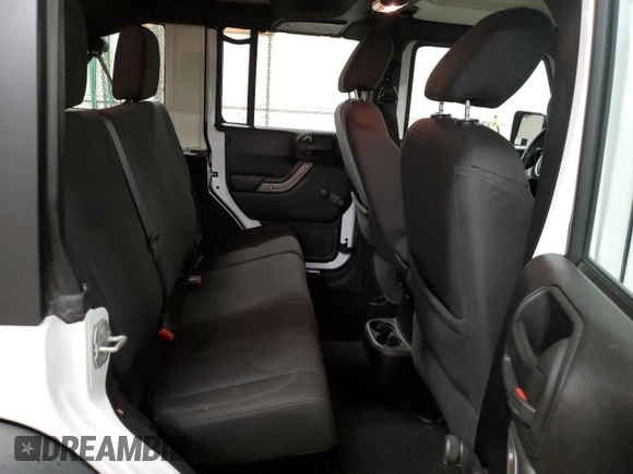 2018 Jeep Wrangler JK Unlimited Sport S with VIN 1C4BJWDG8JL828961, listed as a Copart auction lot 80446474 with 74,577 mi miles and Salvage Title. Bid and sale history available at carsss.com. Image 10.