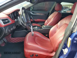 2017 Maserati Ghibli S Q4 with VIN ZAM57RTA5H1206653, listed as a Copart auction lot 81933013 with Not Provided miles. Bid and sale history available at carsss.com. Image 7.