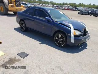 2002 Honda Civic EX with VIN 1HGEM22992L106757, listed as a IAAI auction lot 41947256 with 193,313 mi miles. Bid and sale history available at carsss.com. Image 1.