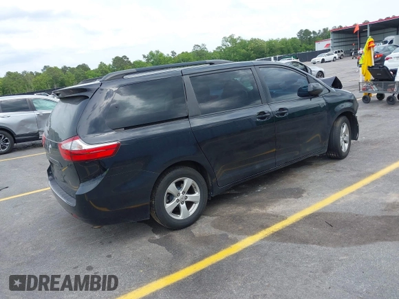 2016 Toyota Sienna LE AAS with VIN 5TDKK3DC5GS709314, listed as a IAAI auction lot 42094663 with 123,523 mi miles and . Bid and sale history available at DreamBid. Image 4.