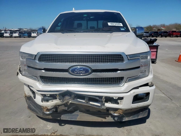 2019 Ford F-150 XL with VIN 1FTEW1E44KFA61552, listed as a Copart auction lot 48234285 with 58,238 mi miles and Salvage Title. Bid and sale history available at carsss.com. Image 5.