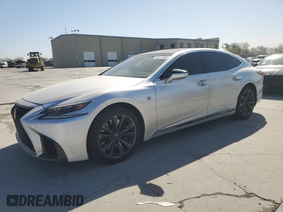 2019 Lexus LS with VIN JTHC51FF0K5007387, listed as a Copart auction lot 49511455 with 65,620 mi miles and Salvage Title. Bid and sale history available at carsss.com. Image 1.