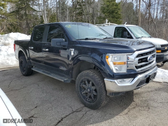 2021 Ford F-150 XL with VIN 1FTEW1EB1MKE02754, listed as a Copart auction lot 48199975 with 339,297 mi miles and Clean Title. Bid and sale history available at carsss.com. Image 4.
