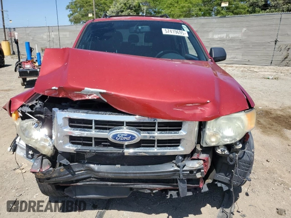 2010 Ford Escape XLT с VIN 1FMCU0D71AKD20051, выставлен на аукционе Copart как лот 57419695 с пробегом 115 436 миль миль и Списание • Salvage title. История ставок и продаж доступна на DreamBid. Изображение 5.