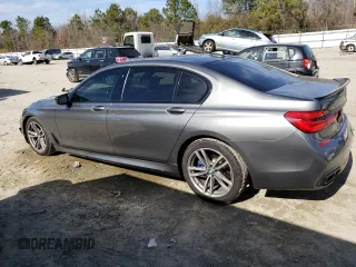 2016 BMW 7 Series 750i xDrive with VIN WBA7F2C58GG415596, listed as a Copart auction lot 40374203 with 91,226 mi miles. Bid and sale history available at carsss.com. Image 2.