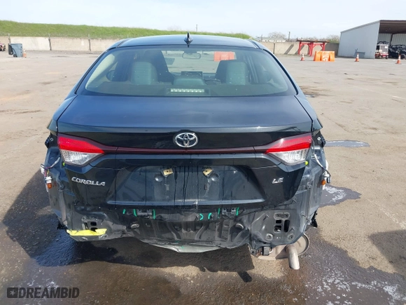 2020 Toyota Corolla LE with VIN JTDEPRAE7LJ042552, listed as a IAAI auction lot 41771581 with 119,568 mi miles. Bid and sale history available at carsss.com. Image 6.