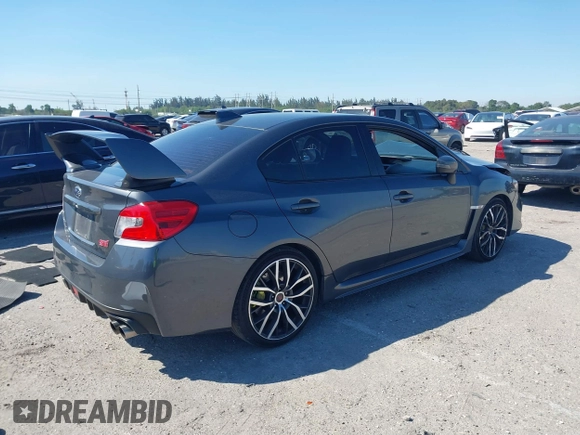 2021 Subaru WRX STI Limited with VIN JF1VA2W69M9813192, listed as a IAAI auction lot 41772385 with 47,644 mi miles. Bid and sale history available at carsss.com. Image 4.