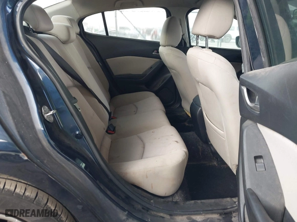 2016 Mazda Mazda3 i Sport with VIN 3MZBM1T7XGM252659, listed as a IAAI auction lot 41465038 with 151,045 mi miles. Bid and sale history available at carsss.com. Image 8.