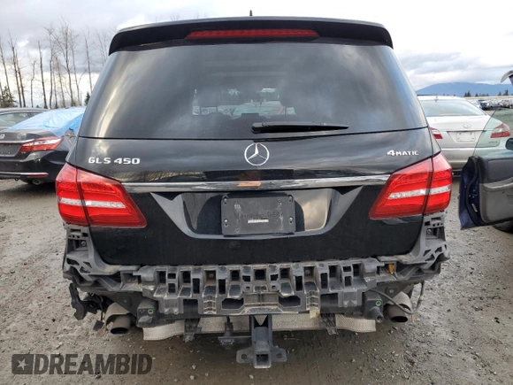 2018 Mercedes-Benz GLS 450 with VIN 4JGDF6EE4JB067032, listed as a Copart auction lot 39221454 with 72,494 mi miles and . Bid and sale history available at DreamBid. Image 6.