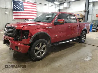 2013 Ford F-150 XL with VIN 1FTFW1ET7DKF56320, listed as a Copart auction lot 55863735 with 313,792 mi miles and Clean title. Bid and sale history available at DreamBid. Image 1.