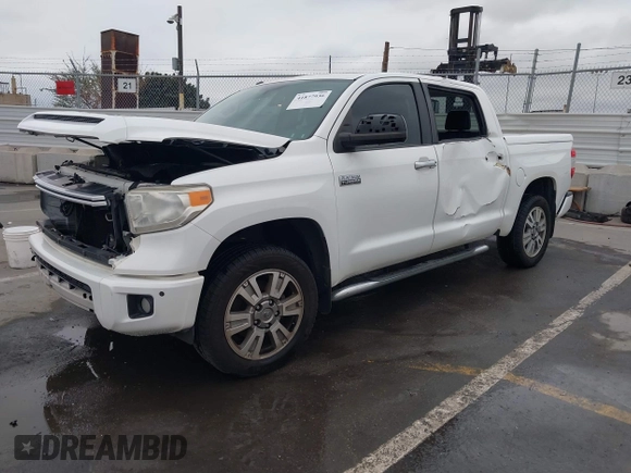 2016 Toyota Tundra 2WD SR5 with VIN 5TFGY5F12GX194147, listed as a IAAI auction lot 41877936 with 61,509 mi miles. Bid and sale history available at carsss.com. Image 2.