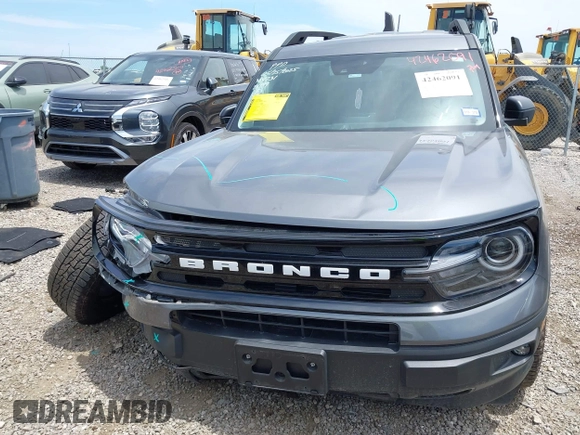 2023 Ford Bronco Sport Outer Banks с VIN 3FMCR9C60PRD60687, выставлен на аукционе IAAI как лот 42462091 с пробегом 6 981 миль миль и . История ставок и продаж доступна на DreamBid. Изображение 12.