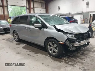 2018 Honda Odyssey EX-L z VIN 5FNRL6H76JB019769, wystawiony jako IAAI lot #42213596 z przebiegiem 91 725 mil mil oraz . Historia ofert i sprzedaży dostępna na DreamBid. Obrazek 1.
