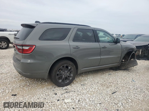 2024 Dodge Durango SXT with VIN 1C4RDHAG1RC212620, listed as a Copart auction lot 83627454 with Not provided miles and Salvage title. Bid and sale history available at DreamBid. Image 3.