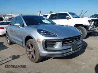2023 Porsche Macan with VIN WP1AA2A54PLB05252, listed as a IAAI auction lot 42514904 with 15,248 mi miles and . Bid and sale history available at DreamBid. Image 1.