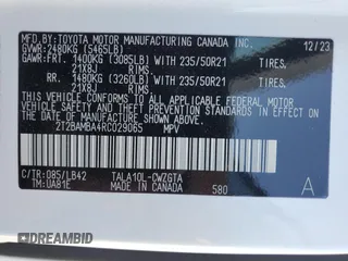 2024 Lexus RX with VIN 2T2BAMBA4RC029065, listed as a Copart auction lot 78467234 with 6,121 mi miles and Salvage Title. Bid and sale history available at carsss.com. Image 14.