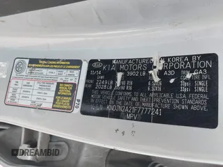 2015 Kia Soul z VIN KNDJN2A21F7777241, wystawiony jako IAAI lot #41713236 z przebiegiem 168 115 mil mil oraz . Historia ofert i sprzedaży dostępna na DreamBid. Obrazek 9.