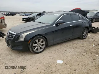 2014 Cadillac ATS Luxury RWD with VIN 1G6AB5RX0E0193062, listed as a Copart auction lot 46167385 with 97,119 mi miles and Salvage Title. Bid and sale history available at carsss.com. Image 1.
