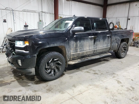 2016 Chevrolet Silverado 1500 LTZ with VIN 3GCUKSEC5GG266727, listed as a Copart auction lot 46676275 with 110,932 mi miles and Salvage Title. Bid and sale history available at carsss.com. Image 1.